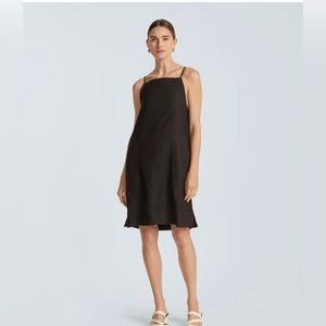 Everlane Linen Apron Dress
